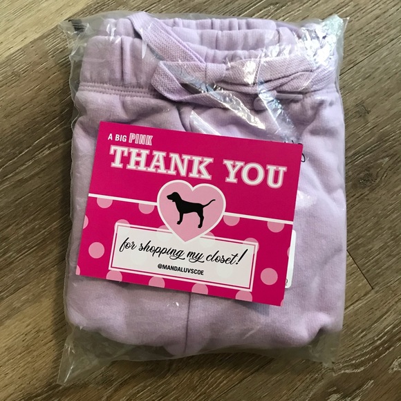 💗VS PINK PURPLE WHITE OMBRE LOGO BOYFRIEND SHORTS - Picture 8 of 8